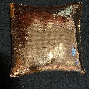 It’s a mainstays pillow it has a Little scales on it and it flips back-and-forth